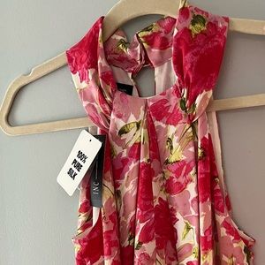 INC International Concepts. Halter style beautiful silk blouse